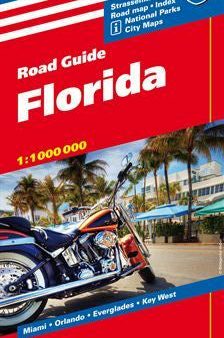 Florida Road Guide 1:1 milj.  Hallwag tiekartta Supply