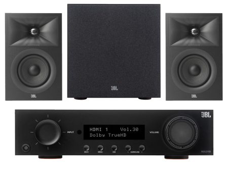 JBL MA310 5.2ch 4K AV Receiver with Stage 240B 2.1 Speaker System Black Online