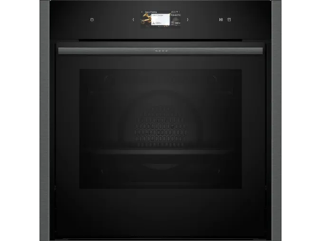 Neff B64VS71G0B N90 Slide and Hide Built-In Electric Single Oven Graphite Online Hot Sale