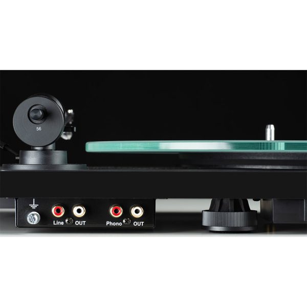 Pro-Ject T1 EVO Phono Belt-Driven Turntable with Built-In Switchable Phono Preamp Walnut Online Sale