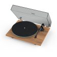 Pro-Ject T1 EVO BT Bluetooth Belt Driven Turntable with Built-In Switchable Phono Preamp Walnut Supply