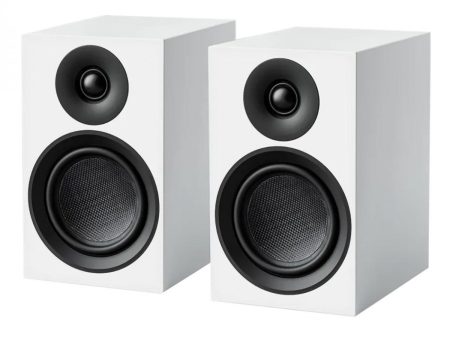 Pro-Ject Speaker Box 5 E Carbon Bookshelf Speakers Pair Satin White Online Hot Sale