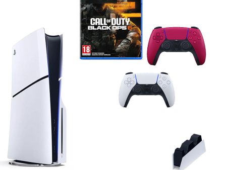 Sony PlayStation 5 Console With Call Of Duty Black Ops 6 Game Extra Controller and Charging Dock Online now