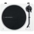 Audio Technica AT-LP70XBT Fully Automatic Bluetooth Wireless Turntable with Kanto YU4 140W Powered Bookshelf Speakers HiFi Package White Online now