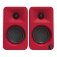 Kanto Ora Powered Reference Desktop Speakers With Bluetooth Red Cheap