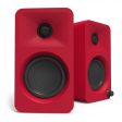 Kanto Ora Powered Reference Desktop Speakers With Bluetooth Red Cheap