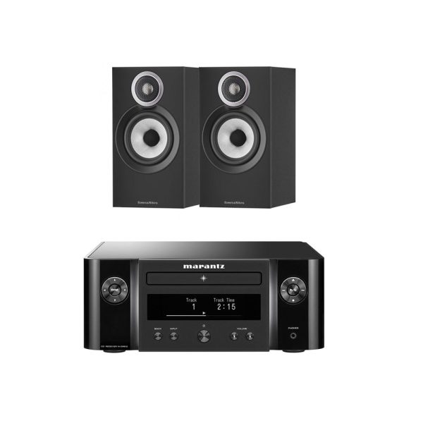 Marantz Melody X MCR612 Hifi Network System with Bowers & Wilkins 607 S3 Speakers Black Online Hot Sale