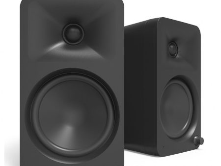 Kanto ORA4 140W Powered Reference Desktop Speakers with Bluetooth Black Online Hot Sale