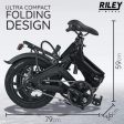 Riley RB1 Foldable Electric Bike Black Fashion