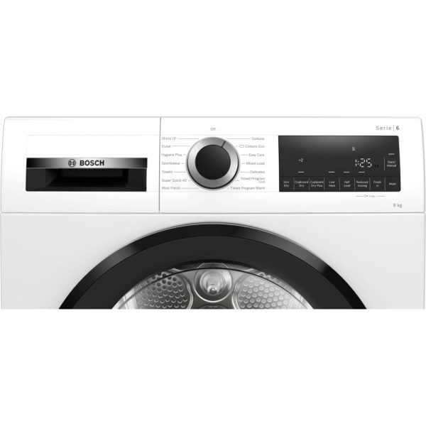 Bosch WPG23108GB Series 6 8kg Freestanding Condenser Tumble Dryer White Sale