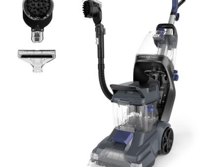 Vax CDCW-SSXA SpinScrub Power Plus Upright Carpet Cleaner Grey and Navy Blue Discount