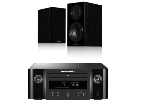 Marantz Melody X MCR612 Hifi Network System with Wharfedale Diamond 12.1 Bookshelf Speakers Package Black Cheap