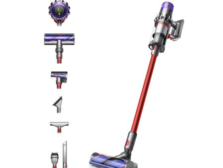 Dyson V11 Extra Cordless Stick Vacuum Cleaner Up To 60 Minutes Run Time Nickel and Red Clearance Sale