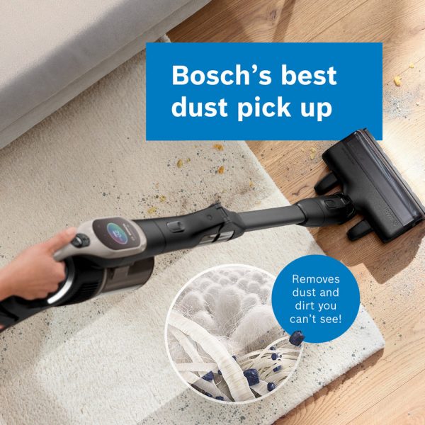 Bosch BBS1041GGB Unlimited 10 Cordless Vacuum Cleaner up to 80 Minutes Runtime Graphite Online Hot Sale