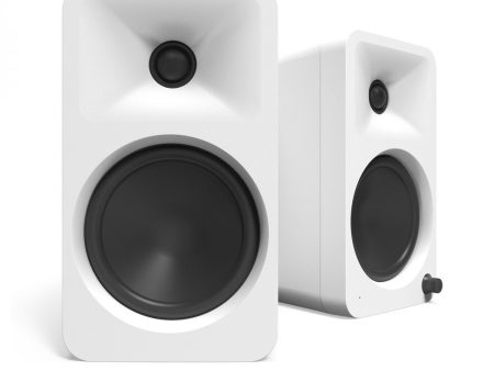 Kanto ORA4 140W Powered Reference Desktop Speakers with Bluetooth White For Discount